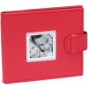 Album slip-in in pelle rossa 6,0 x8,0 cm S65BF