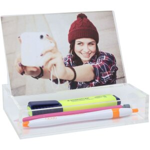 Scatola fotografica S58RJ6 plastica trasparente 10x15 cm