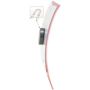 Telaio magnetico bianco-nero-rosso