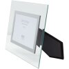 Cornice di vetro con bordo interno argentato 13,0 x 18,0 cm