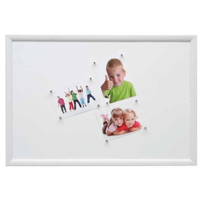 Lavagna magnetica bianca S54ST2 legno 40,0 x60,0 cm