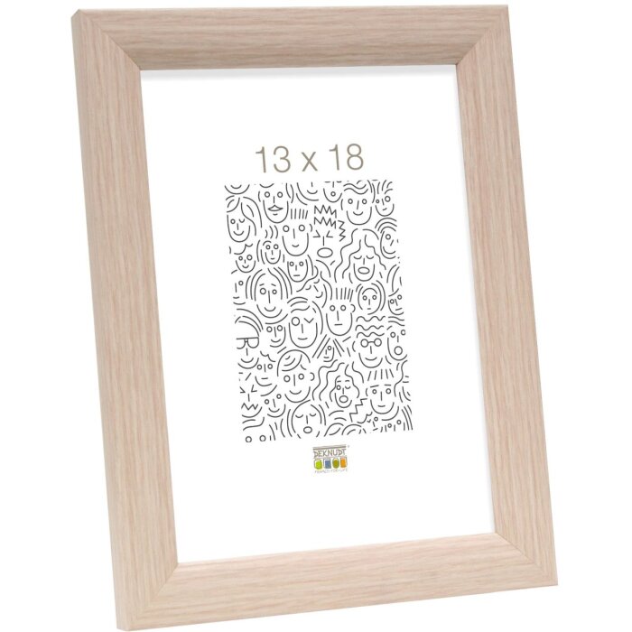 Cornice in legno S54S colore rovere 18,0 x24,0 cm