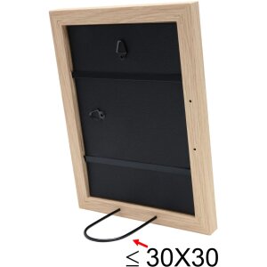 Cornice in legno S54S colore rovere 18,0 x24,0 cm