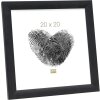 Cornice in legno Deknudt S54S nero 15,0 x20,0 cm