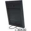Cornice in legno Deknudt S54S nero 15,0 x20,0 cm