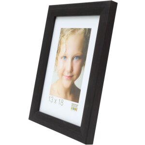 Cornice in legno Deknudt S54S nero 15x23 cm