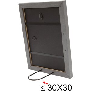 Cornice in legno Deknudt S54S grigio 20x30 cm