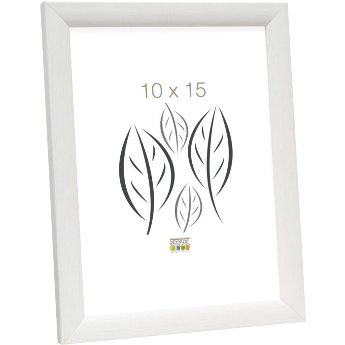Cornice di legno Deknudt S54S bianco 20x20 cm