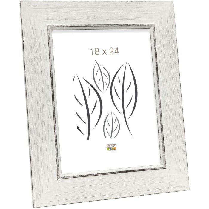 Cornice per quadri in legno bianco 18,0 x24,0 cm S48SK