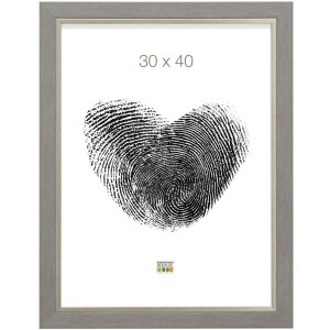 Cornice in plastica grigia 30,0 x40,0 cm S45VF