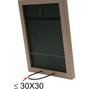 Cornice in legno S45S taupe 15,0 x20,0 cm