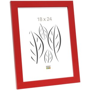 Cornice di legno S45S rosso 20,0 x28,0 cm