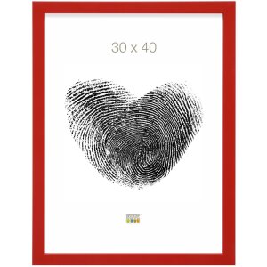 Cornice di legno S45S rosso 24,0 x30,0 cm