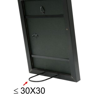 Telaio in legno S45S nero 20,0 x30,0 cm