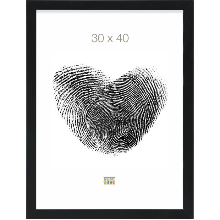 Telaio in legno S45S nero 30,0 x40,0 cm