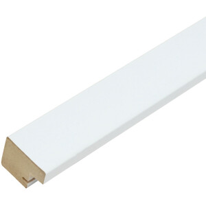 Cornice in legno S45S bianco 13,0 x18,0 cm
