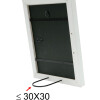 Cornice in legno S45S bianco 13,0 x18,0 cm