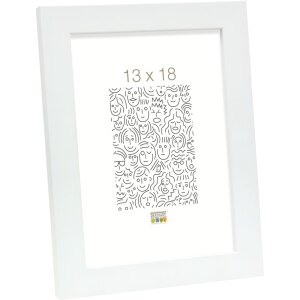 Cornice in legno S45S bianco 50,0 x70,0 cm