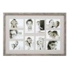 Cornice da galleria in legno grigio-beige S45RH 10 foto 10x15 cm