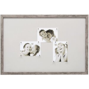 Lavagna magnetica in legno grigio-beige 40,0 x60,0 cm S45RH