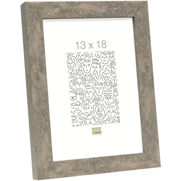 Cornice in legno grigio-beige 50,0 x70,0 cm S45RC