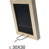 Cornice in legno tortora 15,0 x20,0 cm S45PK