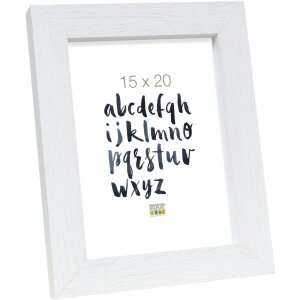 Cornice in legno bianco 18,0 x24,0 cm S45PK