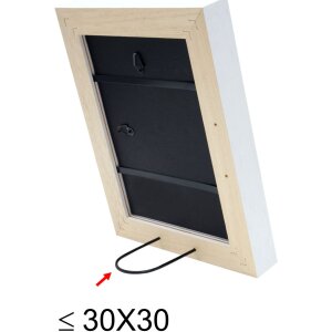Cornice in legno bianco 20,0 x28,0 cm S45PK