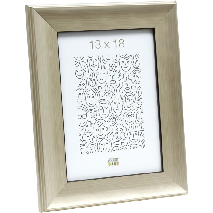 Cornice in plastica Deknudt S45ND argento 18x24 cm