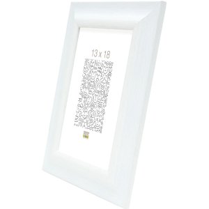 Cornice in plastica bianca 10,0 x15,0 cm S45MF