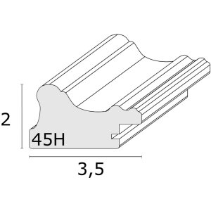 Cornice S45HD argento 15x20 cm