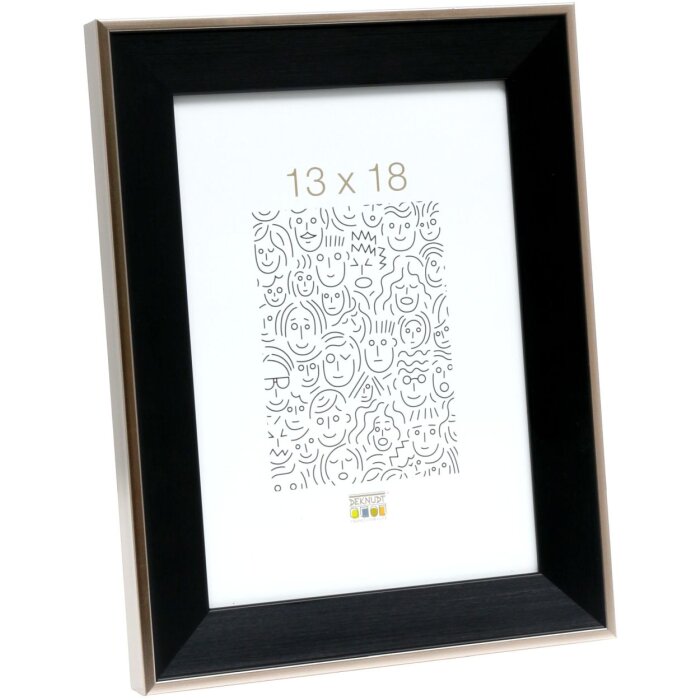 Cornice in plastica nera 30,0 x40,0 cm S45FE