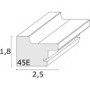 Cornice in legno grigio 13,0 x18,0 cm S45ES