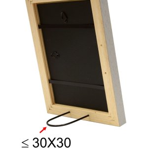 Cornice in legno Deknudt S45ES grigio 20x30 cm