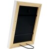 Cornice in legno Deknudt S45ES bianco 15x15 cm