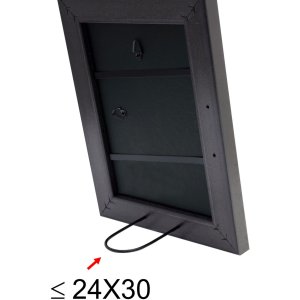Cornice in plastica nera 20,0 x28,0 cm S45CF