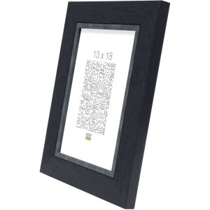 Cornice in plastica nera 24,0 x30,0 cm S45CF