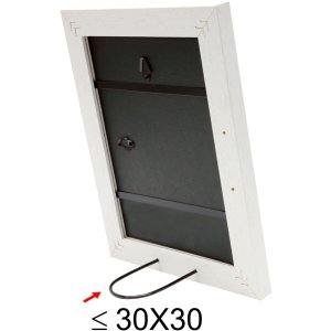 Cornice in legno bianco 30,0 x40,0 cm S43XF