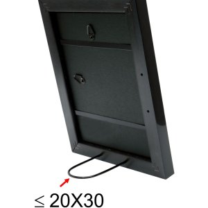 Cornice in plastica nera 13,0 x18,0 cm S43WK