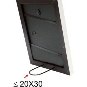 Cornice in plastica bianca 15,0 x20,0 cm S43WK