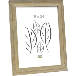 Cornice in plastica color rovere 13,0 x18,0 cm S43WF