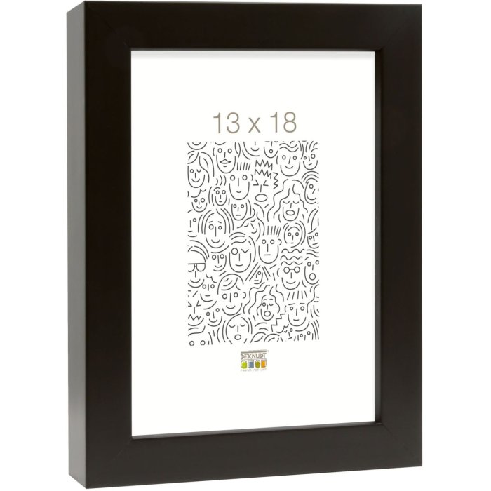 Cornice in legno nero 10,0 x15,0 cm S43DL