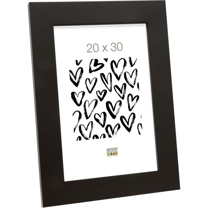 Cornice in legno Deknudt S43BK nero 13x18 cm
