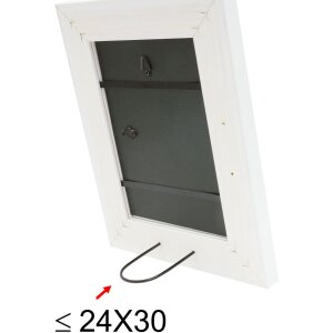 Cornice in legno bianco 24,0 x30,0 cm S43BK