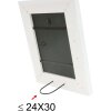 Cornice in legno bianco 24,0 x30,0 cm S43BK