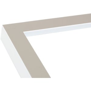 Cornice per quadri in legno grigio-bianco 18,0 x24,0 cm S43AL