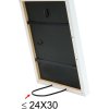 Cornice per quadri in legno grigio-bianco 18,0 x24,0 cm S43AL