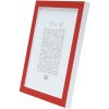 Cornice in legno rosso-bianco 15,0 x15,0 cm S43AL