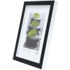 Cornice in legno bianco-nero 15,0 x15,0 cm s43al