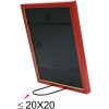 Cornice di legno S43AK4 rosso 15x20 cm (10x15 cm)